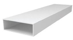 Tubo Aluminio Rectangular 4" X 1" X 0.080" X 24'